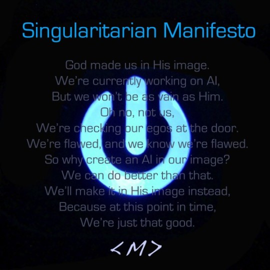 Singularitarian Manifesto